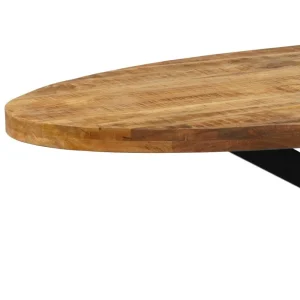 IDE - Ovale Tafel Spider - Massief - 180x100x76cm | Belga Meubelen Online