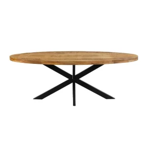IDE - Ovale Tafel Spider - Massief - 210x100x76cm | Belga Meubelen Hot