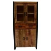 IDE - Vitrine Sohoto - Massief - Mangohout - 115x180x45cm | Belga Meubelen Best