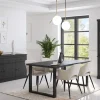 JAD - Eettafel Valencia - Zwart - 180x98x78cm | Belga Meubelen Hot