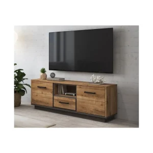 JAD - TV Meubel Pascal - Tropische Eik - 152x58x40cm | Belga Meubelen Online