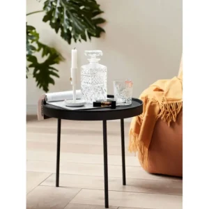 LVF - Salontafelset Coal - Zwart - 50/65x36/43x50x/65cm | Belga Meubelen Outlet
