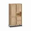 Meubar - Barkast Natural - BAR2 - K545 - Millenium Eik - 109x202x49cm | Belga Meubelen Hot