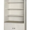 Meubar - Barkast York - BAR2 - K467 - Lariks/Kristal eik licht bruin - 122x222x50cm | Belga Meubelen Fashion