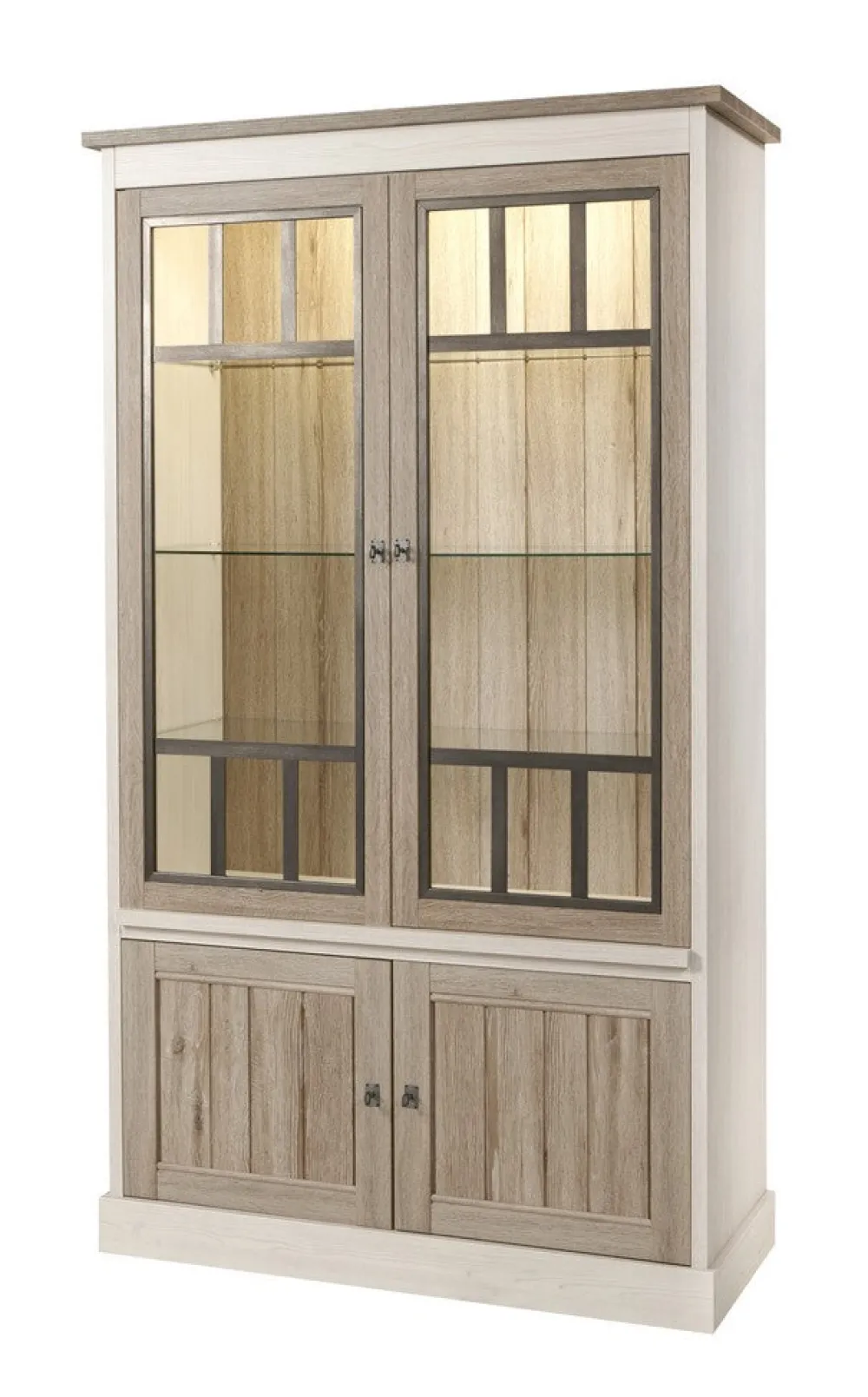 meubar__barkast_york___v__0.webp Meubar - Barkast York - V1 - K499 - Lariks/Kristal eik licht bruin - 122x222x50cm | Belga Meubelen Hot