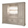Meubar - Bibliotheek Kent - WB6 - K540 - Millenium oak light - 246x211x50cm | Belga Meubelen Clearance