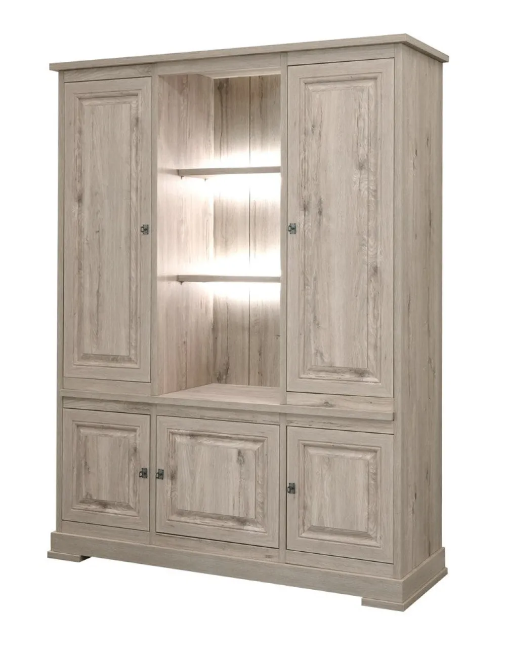 meubar__bibliotheek__kent_0.webp Meubar - Bibliotheek Kent - WB9 - K540 - Millenium oak light - 164x211x50cm | Belga Meubelen Sale