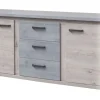 Meubar - Dressoir Courtrai - DR8 - K540B - Millenium eik licht grijs - 206x86x50cm | Belga Meubelen Clearance