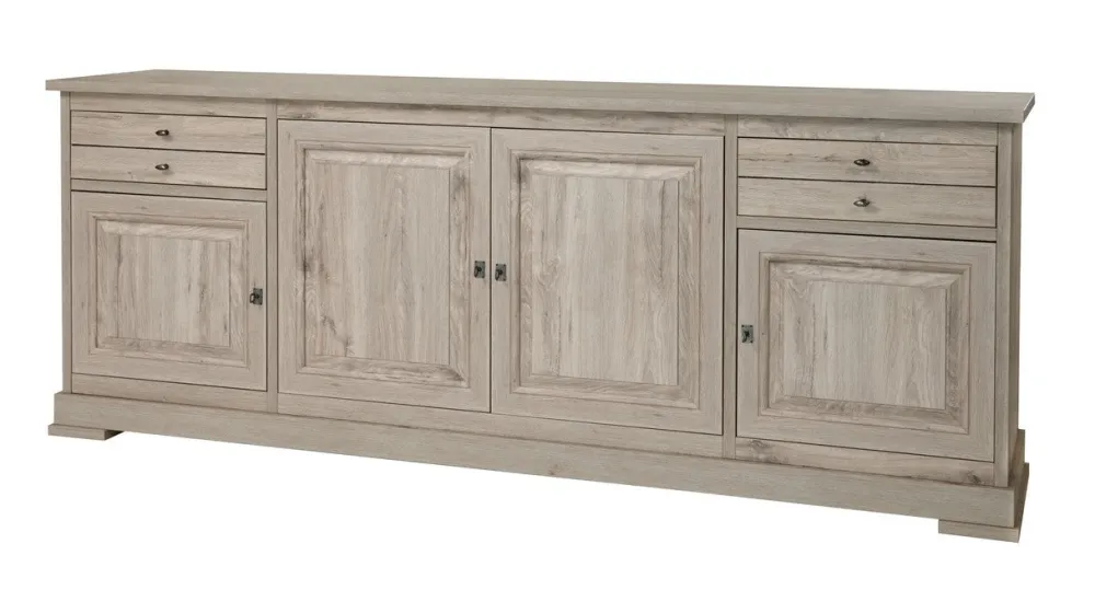 meubar__dressoir_kent__dr_0-1.webp Meubar - Dressoir Kent - DR6 - K540 - Millenium oak light - 246x93x50cm | Belga Meubelen Clearance