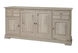 Meubar - Dressoir Kent - DR8 - K540 - Millenium oak light - 197x93x50cm | Belga Meubelen Online