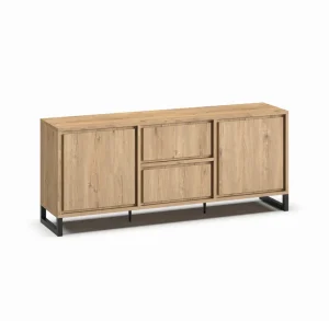 Meubar - Dressoir Natural - DR2 - K545 - Millenium Eik - 215x89x49cm | Belga Meubelen Sale