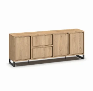 Meubar - Dressoir Natural - DR1 - K545 - Millenium Eik - 233x89x49cm | Belga Meubelen Best