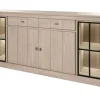 Meubar - Dressoir Orange - HB7 - K595 - Natuurlijke Elm - 216x111x50cm | Belga Meubelen New