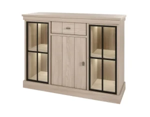 Meubar - Dressoir Orange - HB9 - K595 - Natuurlijke Elm - 144x111x50cm | Belga Meubelen Clearance