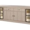 Meubar - Dressoir Orange - DR7 - K595 - Natuurlijke Elm - 216x90x50cm | Belga Meubelen Hot