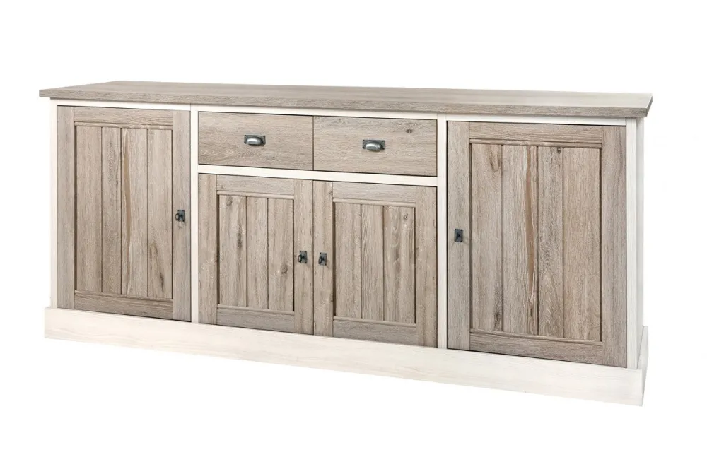 meubar__dressoir_york___d_0-1.webp Meubar - Dressoir York - DR2 - K499 - Lariks/Kristal eik licht bruin - 216x90x50cm | Belga Meubelen Outlet