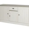 Meubar - Dressoir York - DR3 - K467 - Lariks/Kristal eik licht bruin - 172x90x50cm | Belga Meubelen Sale