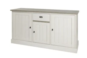 Meubar - Dressoir York - DR3 - K467 - Lariks/Kristal eik licht bruin - 172x90x50cm | Belga Meubelen Sale