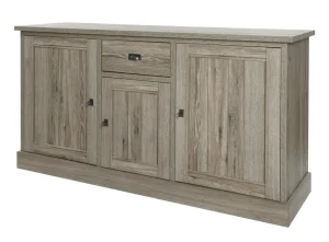 Meubar - Dressoir York - DR3 - K550 - Crystal oak light - 172x90x50cm | Belga Meubelen Sale