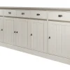 Meubar - Dressoir York - HB1 - K467 - Lariks/Kristal eik licht bruin - 259x112x50cm | Belga Meubelen New