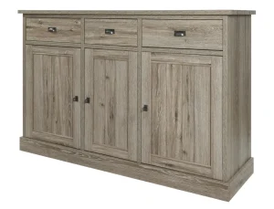 Meubar - Dressoir York - HB3 - K550 - Crystal oak light - 172x112x50cm | Belga Meubelen Hot