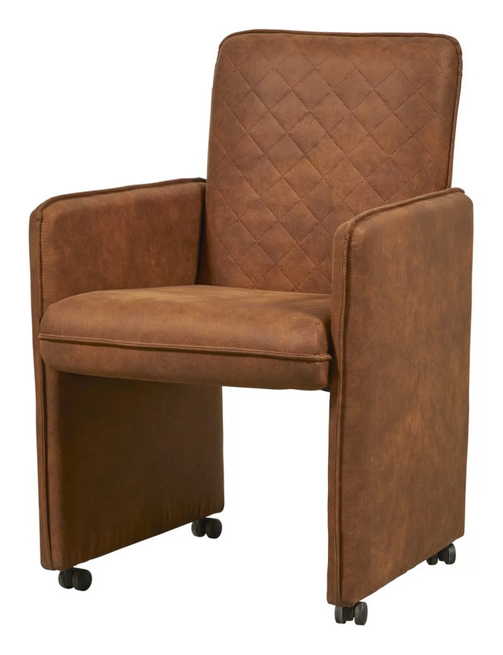 meubar__eetkamerstoel_bil_0-2.webp Meubar - Eetkamerstoel Billy - STBILLYF24 - Kunstleder - Cognac - 50x86x45cm | Belga Meubelen Fashion