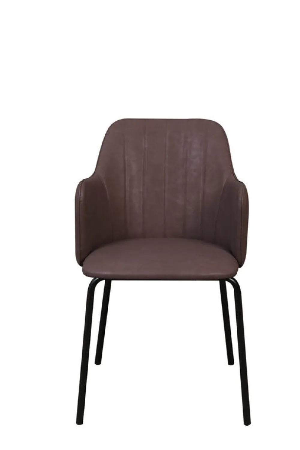 meubar__eetkamerstoel_flo_0-1.webp Meubar - Eetkamerstoel Flo - STFLO-K028-PU05 (min per2) - Kunstleder - Taupe - 54x85x60cm | Belga Meubelen Best