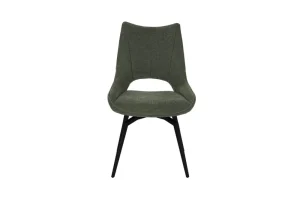 Meubar - Eetkamerstoel Monaco - STMONACO-K028-C355 (min per 2) - Stof - Groen - 64x94x54cm | Belga Meubelen Discount