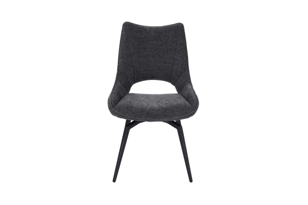 meubar__eetkamerstoel_mon_0.webp Meubar - Eetkamerstoel Monaco - STMONACO-K028-C464 (min per 2) - Stof - Antraciet - 64x94x54cm | Belga Meubelen Outlet