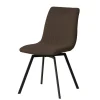 Meubar - Eetkamerstoel Puro - STPURO-K028-R045 (min per2) - Boucle - Stof - Taupe - 46x85x62cm | Belga Meubelen Fashion