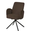 Meubar - Eetkamerstoel Tosca 2 - STTOSCA2-K028-R045 (min per2) - Boucle - Stof - Taupe - 58x87x62cm | Belga Meubelen Sale