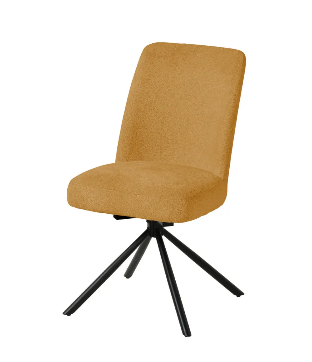 meubar__eetkamerstoel_tos_0-6.webp Meubar - Eetkamerstoel Tosca 1 - STTOSCA1-K028-R066 (min per2) - Boucle - Stof - Geel-Oranje - 48x86x62cm | Belga Meubelen Discount
