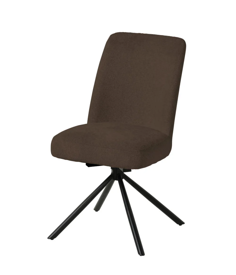 meubar__eetkamerstoel_tos_0-7.webp Meubar - Eetkamerstoel Tosca 1 - STTOSCA1-K028-R045 (min per2) - Boucle - Stof - Taupe - 48x86x62cm | Belga Meubelen Online
