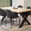 Meubar - Eettafel Alcatraz, Lovina of Olivia - T17XM38-K028-K660 - Oranje Teakhout - 164x72x100cm | Belga Meubelen Best