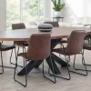 Meubar - Eettafel Alcatraz, Jaipur of Trentino - T19MM80-K028-K660 - Old teak - 184x76x100cm | Belga Meubelen Clearance