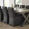 Meubar - Eettafel Mali of Papillon - T29X80-K555-K535 - Millenium Eik Donker Bruin - 290x78x100cm | Belga Meubelen Outlet