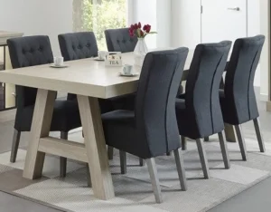 Meubar - Eettafel Orange - T19K80-K595-K595 - Natuurlijke Elm - 184x78x100cm | Belga Meubelen Clearance