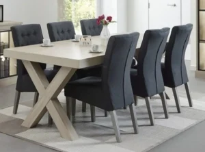 Meubar - Eettafel Orange - T23X80-K595-K595 - Natuurlijke Elm - 225x78x100cm | Belga Meubelen Outlet