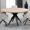 Meubar - Eettafel Veneto - TRO9YMM50-K028-K670 - Elegant black - 90x72x90cm | Belga Meubelen Online
