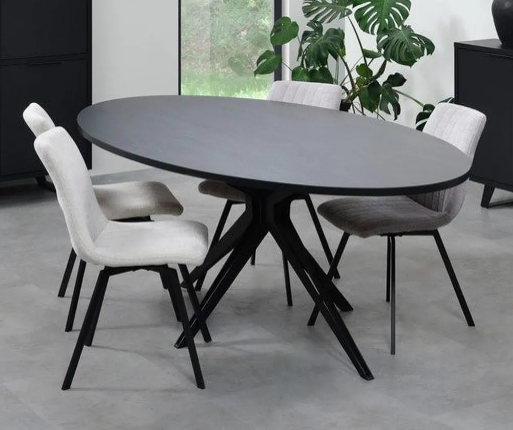 meubar__eettafel_veneto___0-5.webp Meubar - Eettafel Veneto - TOV26YMM50-K028-K715 - Elegant black - 260x72x130cm | Belga Meubelen Sale