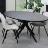 Meubar - Eettafel Veneto - TOV23YMM50-K028-K715 - Elegant black - 225x72x120cm | Belga Meubelen Clearance