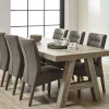 Meubar - Eettafel York - T23K80-K550-K550 - Kristal eik licht bruin - 225x76x100cm | Belga Meubelen Outlet