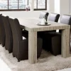 Meubar - Eettafel York - T23LL80-K550-K550 - Kristal eik licht bruin - 225x76x100cm | Belga Meubelen Fashion