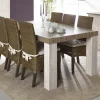 Meubar - Eettafel York - T23LL80-K465-K550 - Lariks/Kristal eik licht bruin - 225x76x100cm | Belga Meubelen Online