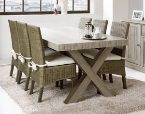 Meubar - Eettafel York - T29X80-K550-K550 - Kristal eik licht bruin - 290x76x100cm | Belga Meubelen Online