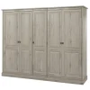 Meubar - Kleerkast Kent - K5 - K540 - Millenium oak light - 259x213x61cm | Belga Meubelen New