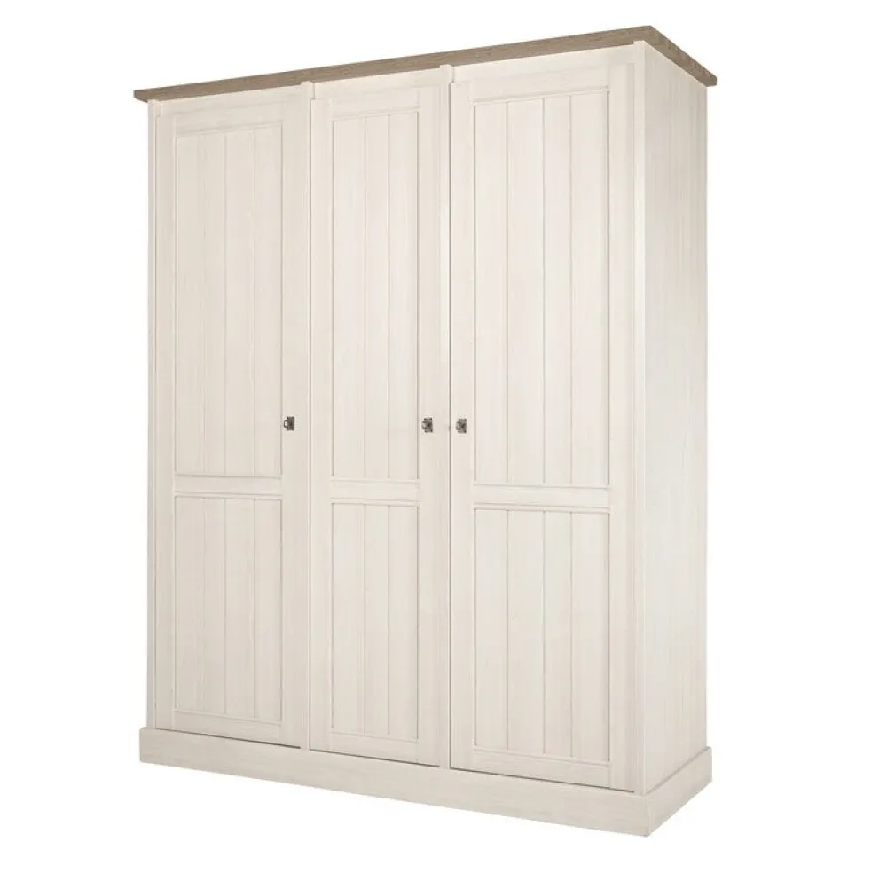 meubar__kleerkast_york____0-5.webp Meubar - Kleerkast York - K3 - K467 - Lariks/Kristal eik licht bruin - 171x213x61cm | Belga Meubelen Sale