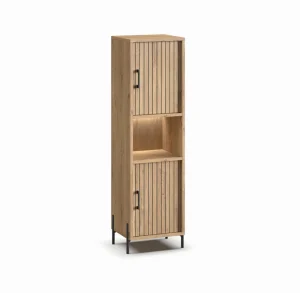 Meubar - Kolomkast Moderna - KB6R - K545 - Millenium Eik - 59x200x49cm | Belga Meubelen Clearance