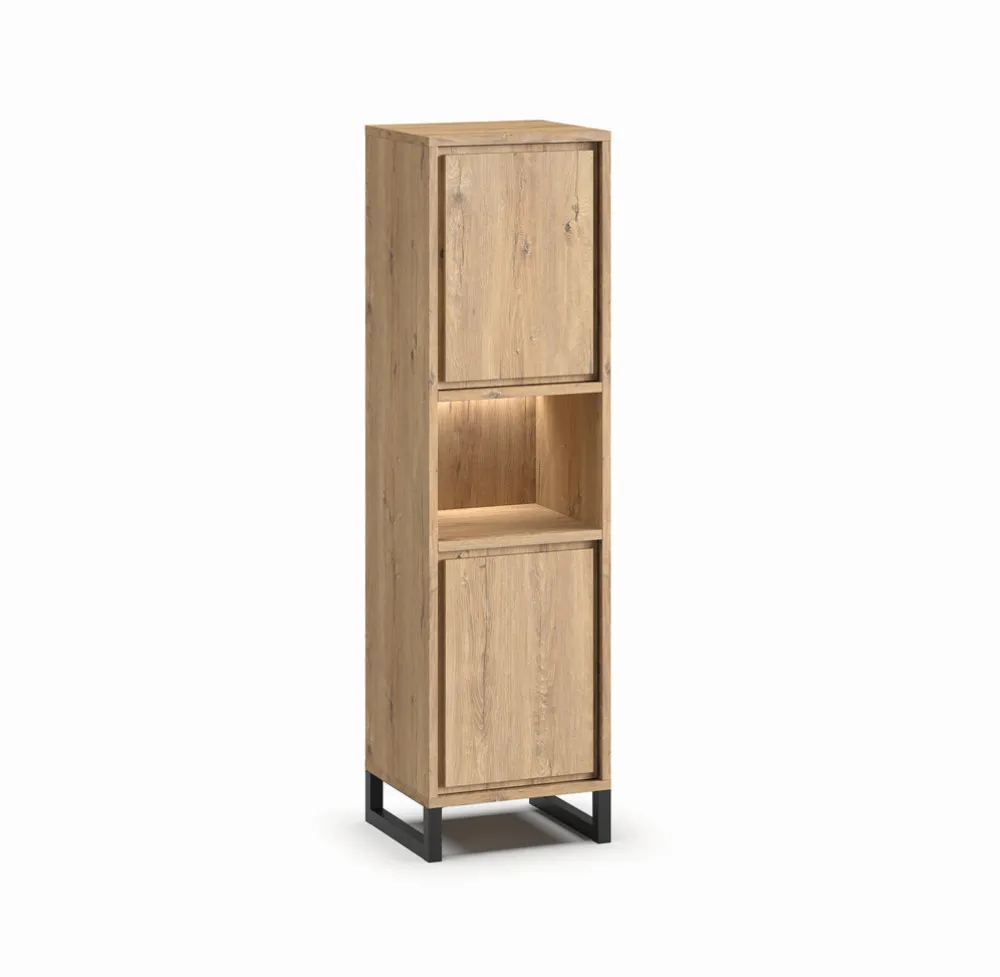 meubar__kolomkast_natural_0.webp Meubar - Kolomkast Natural - KB1L - K545 - Millenium Eik - 56x202x49cm | Belga Meubelen Fashion