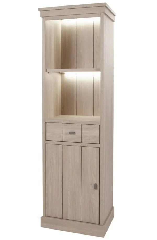 Meubar - Kolomkast Orange - KB6L - K595 - Natuurlijke Elm - 64x209x50cm | Belga Meubelen Hot